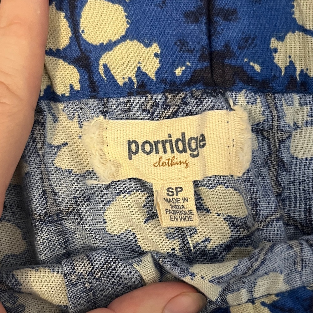 Porridge Anthropology Batik Paper Bag Midi Skirt Petite Small - Picture 5 of 10